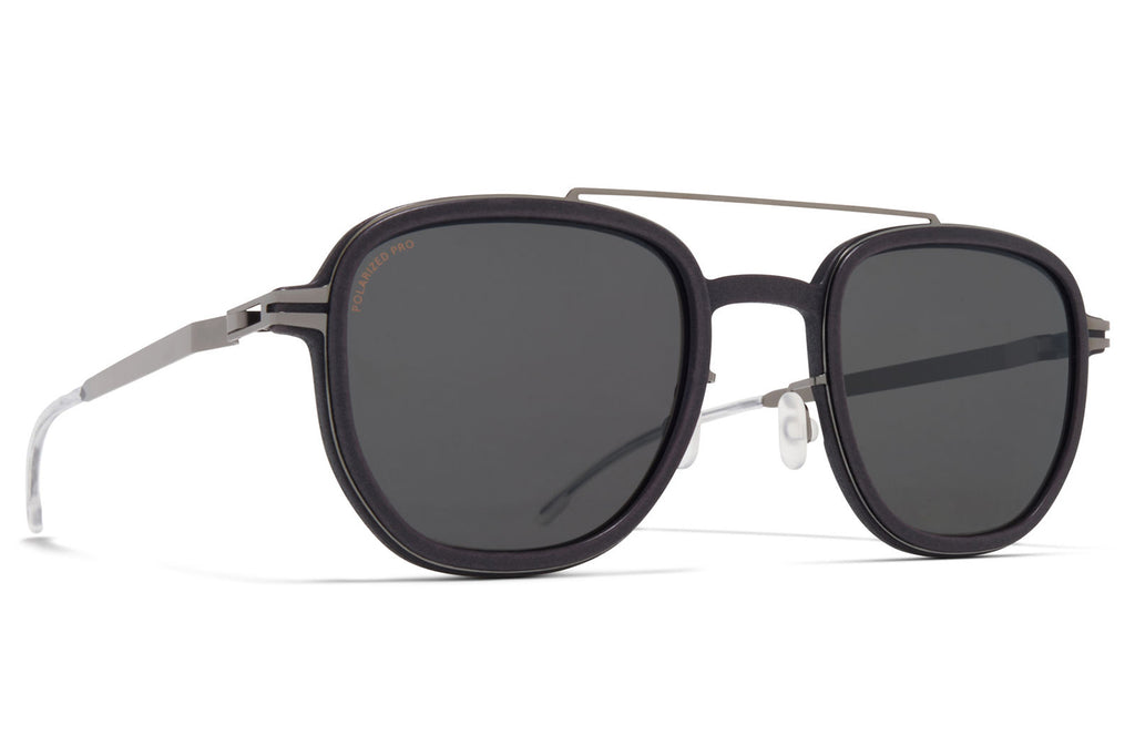 MYKITA - Alder Sunglasses MH60 - Slate Grey/Shiny Graphite with Polarized Pro Hi-Con Grey Lenses