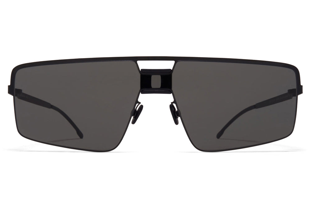MYKITA Mylon - Soy Sunglasses MH1 - Black/Pitch Black with Dark Grey Solid Shield
