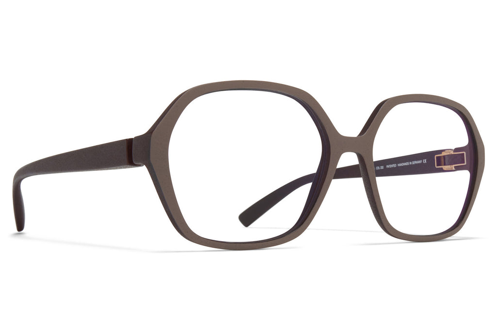 MYKITA Mylon - Leia Eyeglasses MDL2 - Ebony Brown/Mole Grey