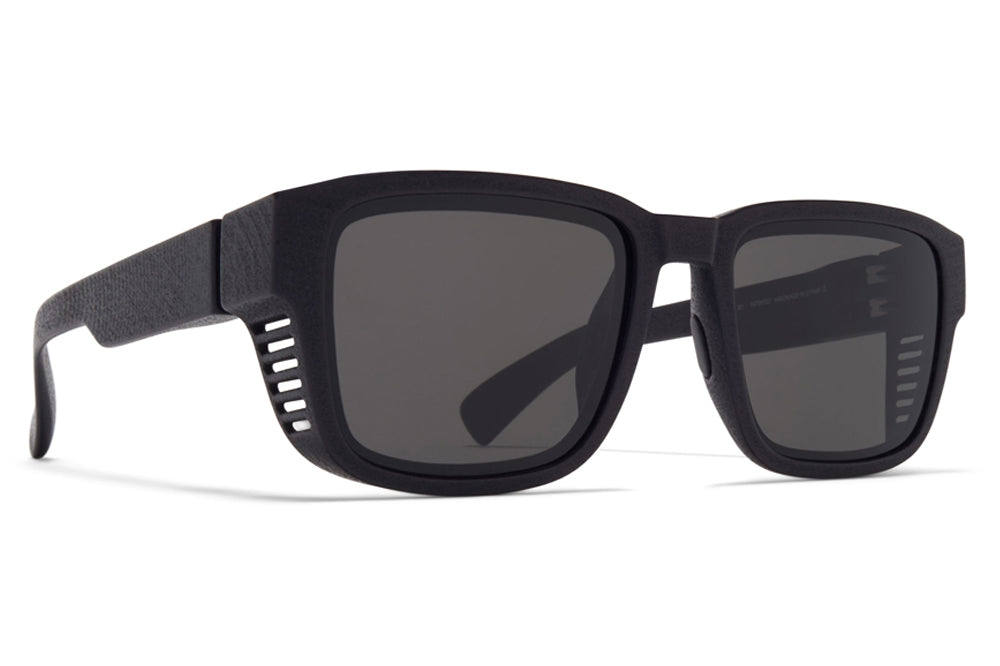 MYKITA - Boost Sunglasses MD1 - Pitch Black with Grey Solid Lenses