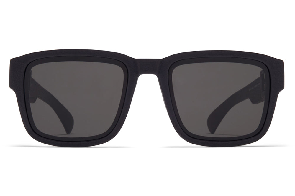 MYKITA - Boost Sunglasses MD1 - Pitch Black with Grey Solid Lenses