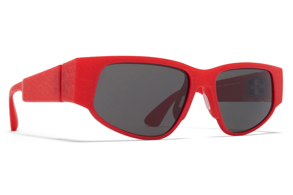 MYKITA - Cash Sunglasses MD5 - Crimson Red with Grey Solid Lenses