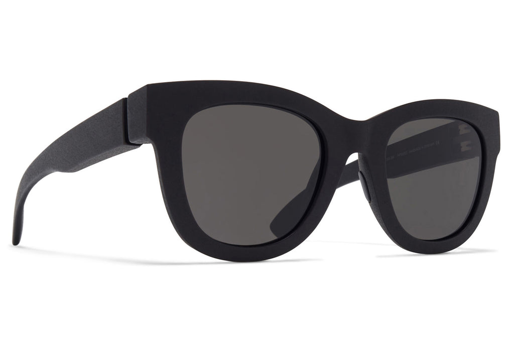 MYKITA Mylon - Dew Sunglasses MD1 - Pitch Black with Dark Grey Solid Lenses