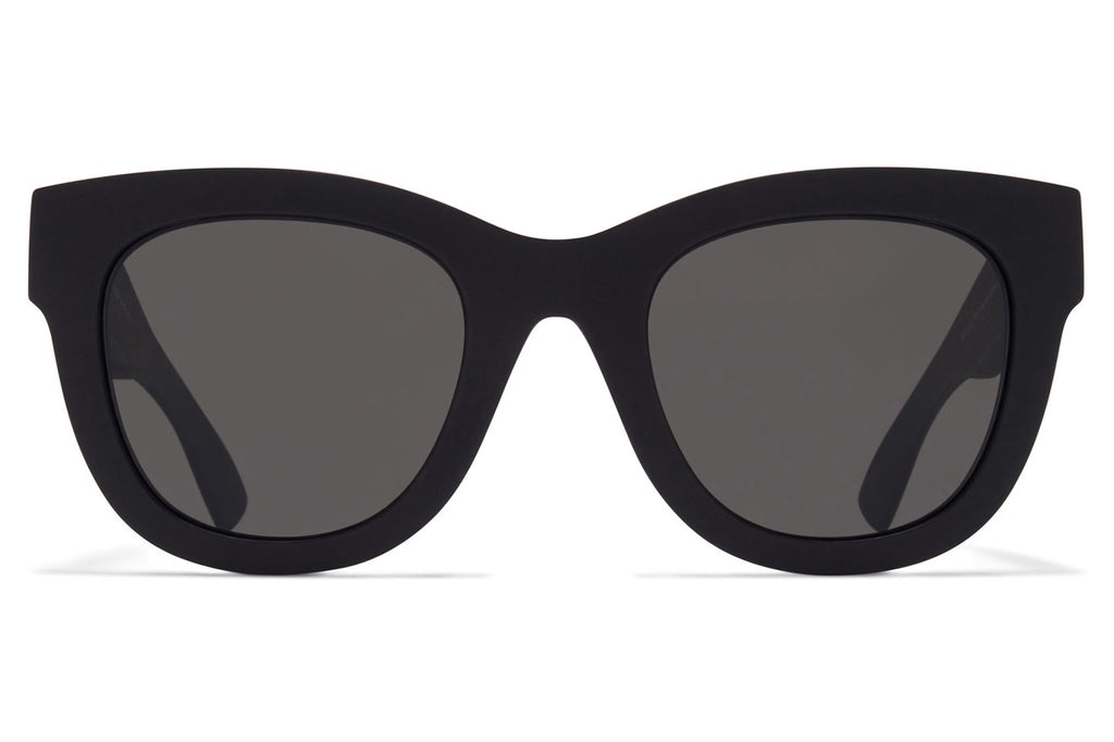MYKITA Mylon - Dew Sunglasses MD1 - Pitch Black with Dark Grey Solid Lenses