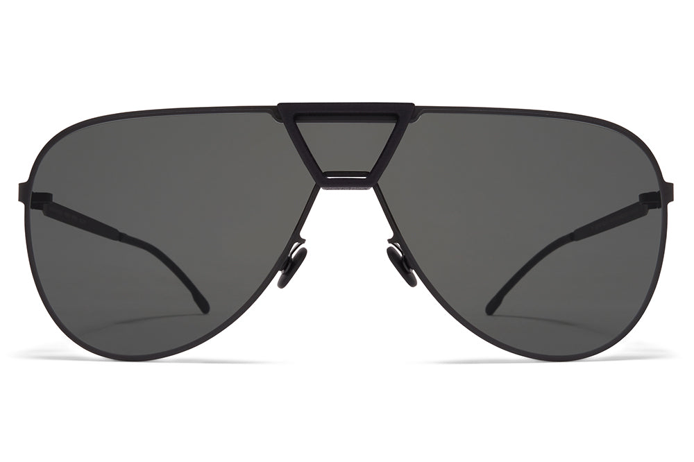 MYKITA - Pepper Mylon Sunglasses MH1 - Black/Pitch Black with Dark Grey Solid Shield