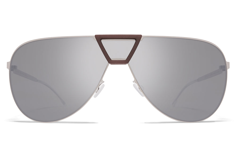 MYKITA - Pepper Mylon Sunglasses MH8 - Ebony Brown/Champagne Gold with Champagne Gold Lenses