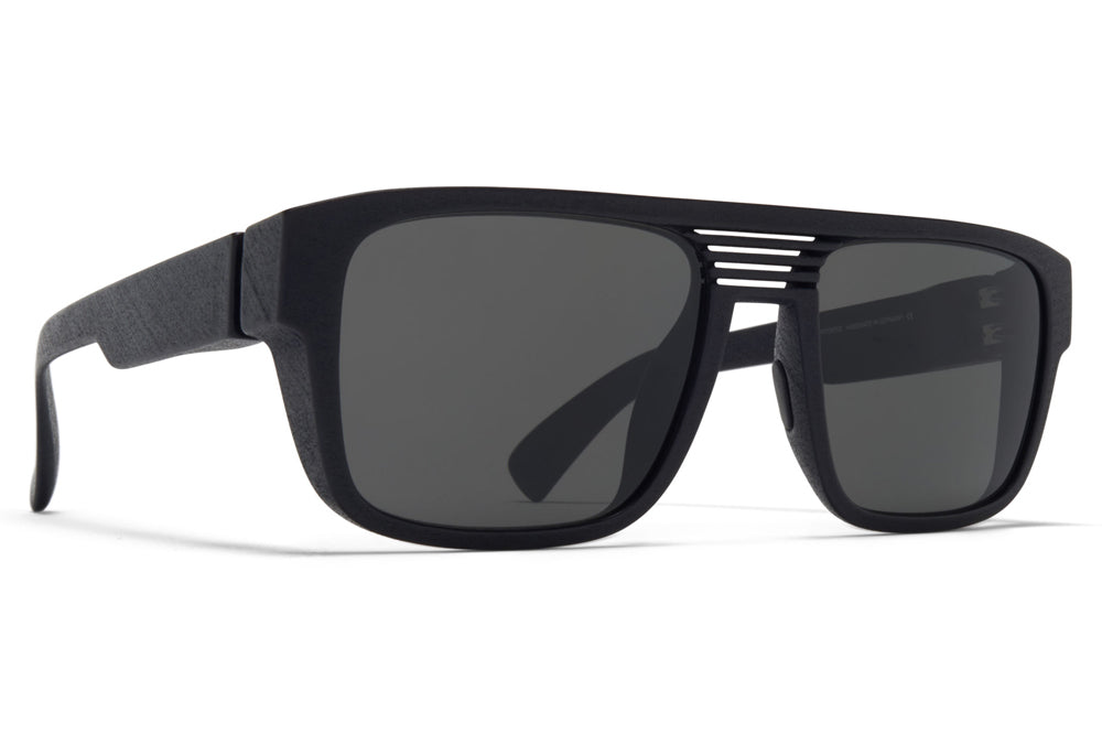 MYKITA - Ridge Sunglasses MD1 - Pitch Black with Dark Grey Solid Lenses