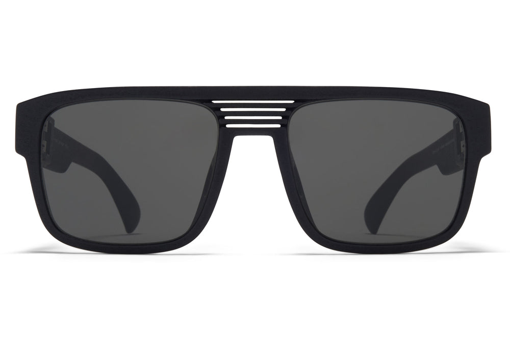 MYKITA - Ridge Sunglasses MD1 - Pitch Black with Dark Grey Solid Lenses