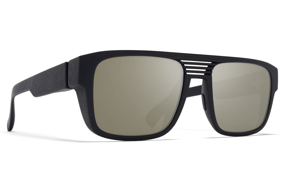 MYKITA - Ridge Sunglasses MD1 - Pitch Black with Gunmetal Flash Lenses