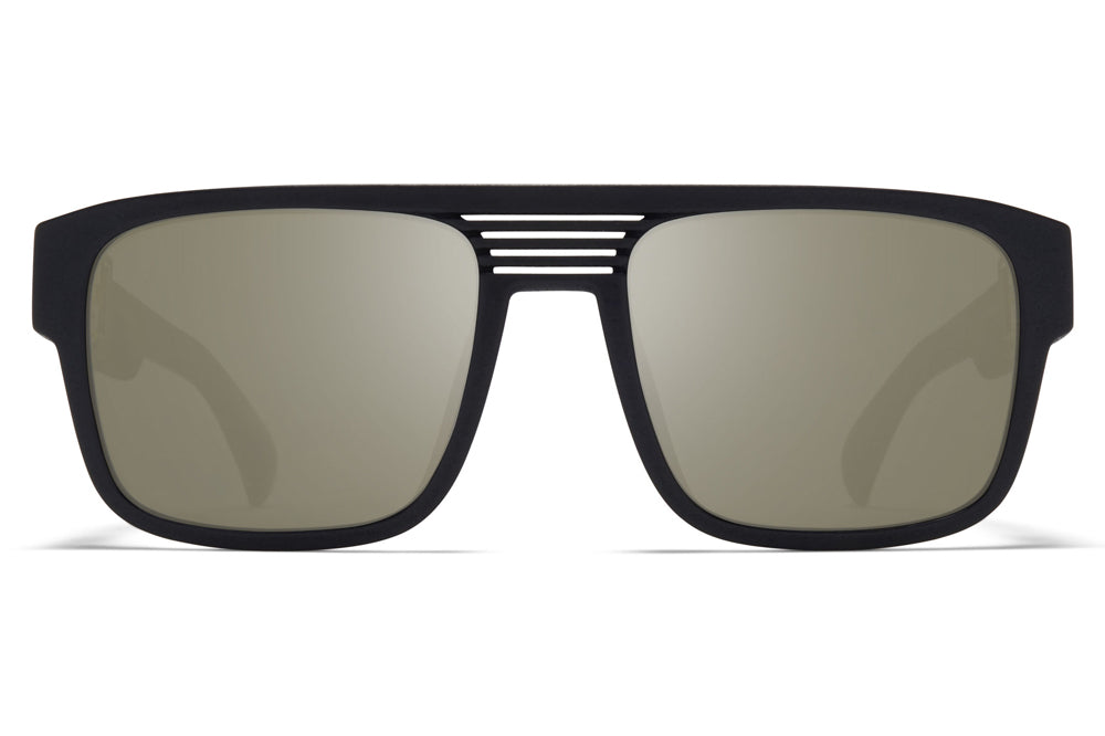 MYKITA - Ridge Sunglasses MD1 - Pitch Black with Gunmetal Flash Lenses