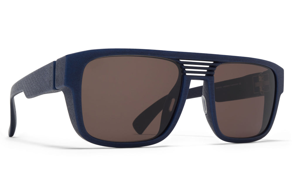 MYKITA - Ridge Sunglasses MD25 - Navy Blue with Brown Solid Lenses