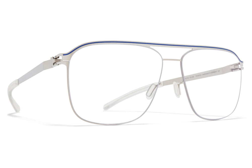 MYKITA - Adriano Eyeglasses Shiny Silver/Yale Blue