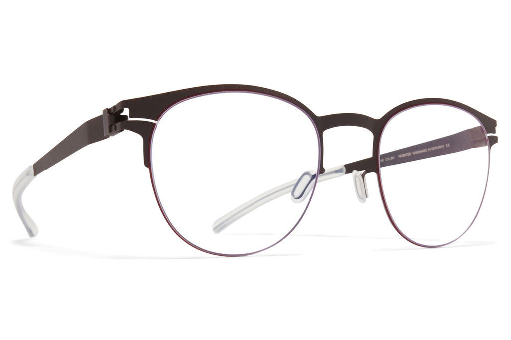 MYKITA - Emory Eyeglasses Ebony Brown/Cranberry