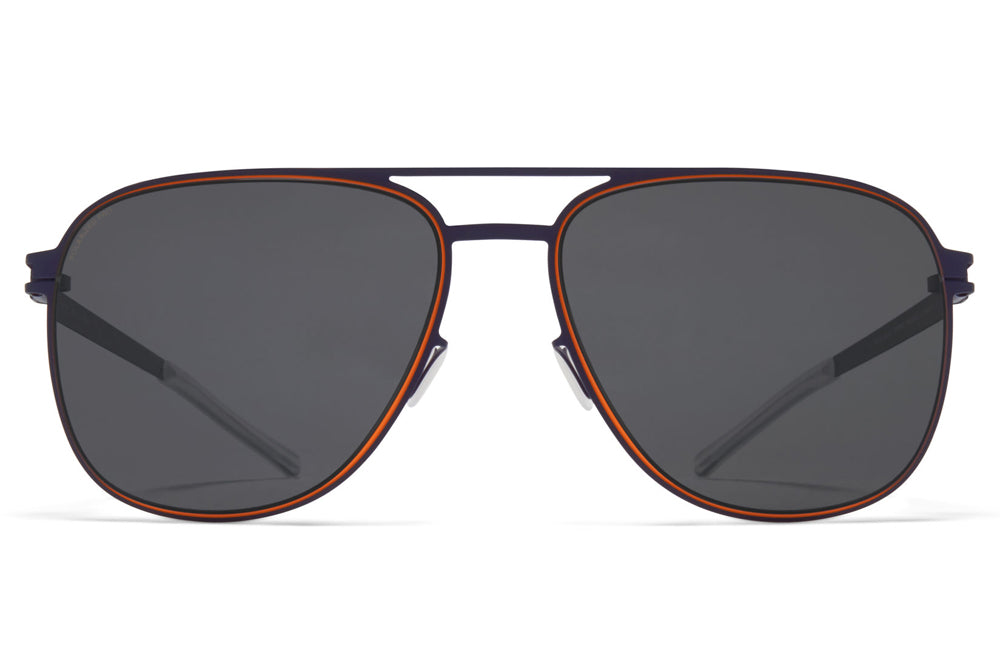 MYKITA - Caleb Sunglasses Indigo/Orange with Polarized Pro Hi-Con Grey Lenses