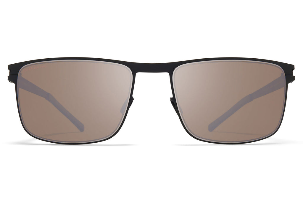 MYKITA - Donovan Sunglasses Black/White with Polarized Pro Hi-Con Grey Lenses