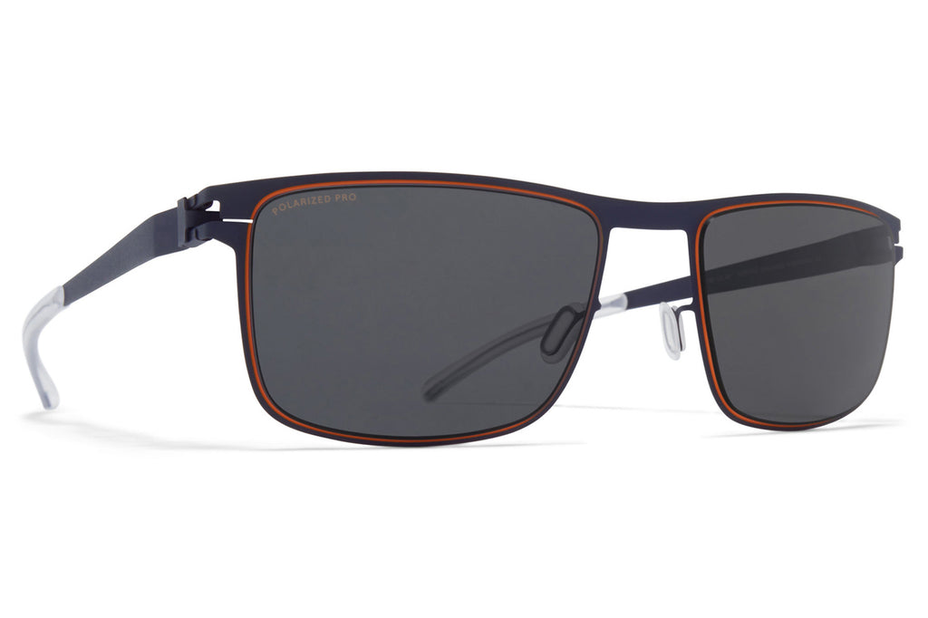 MYKITA - Donovan Sunglasses Indigo/Orange Polarized Pro Hi-Con Grey Lenses