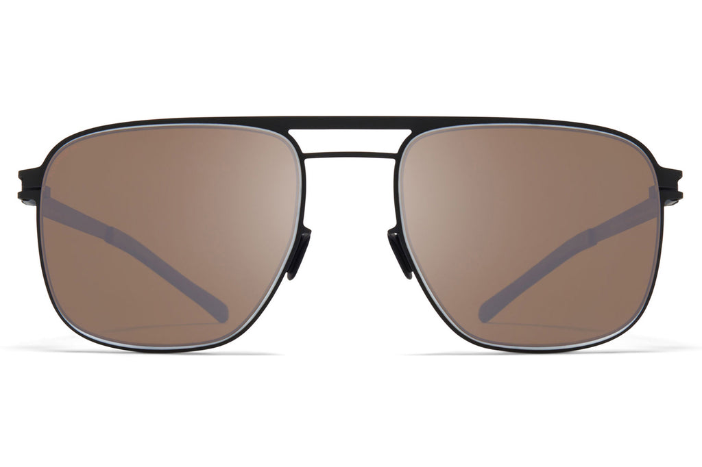 MYKITA - Eli Sunglasses Black/White with Polarized Pro Hi-Con Brown Lenses