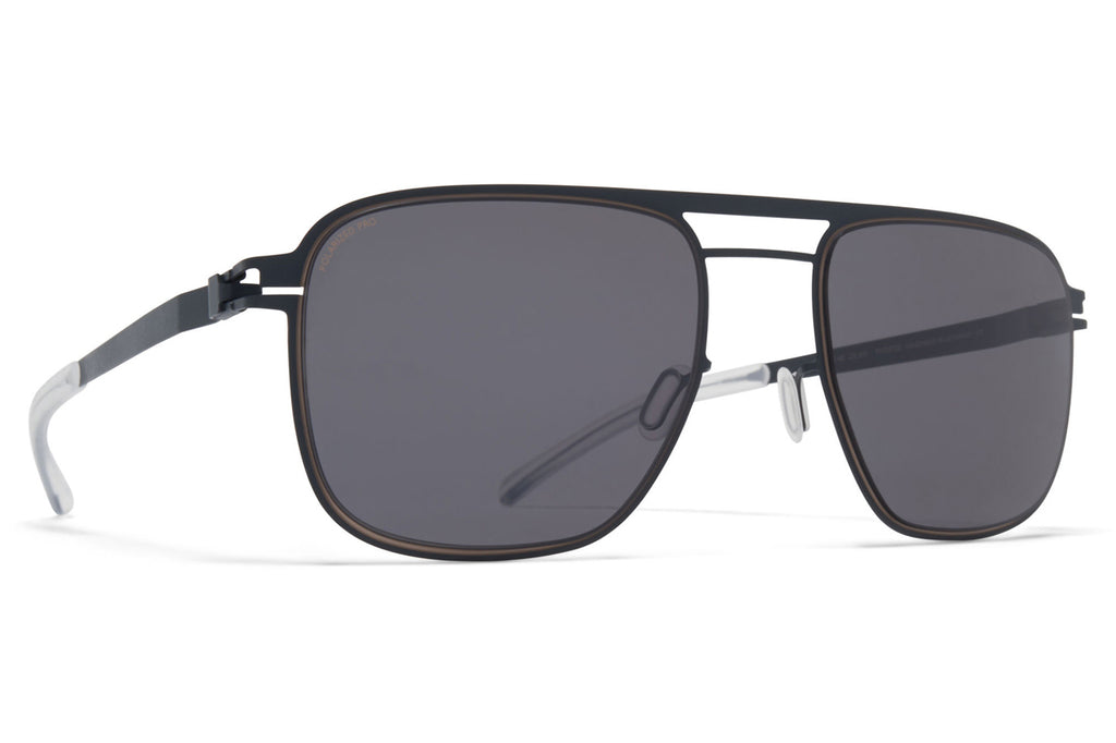 MYKITA - Eli Sunglasses Indigo/Dark Sand with Polarized Pro Hi-Con Grey Lenses