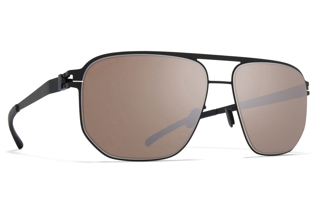 MYKITA - Perry Sunglasses Black/White with Polarized Pro Hi-Con Grey Lenses