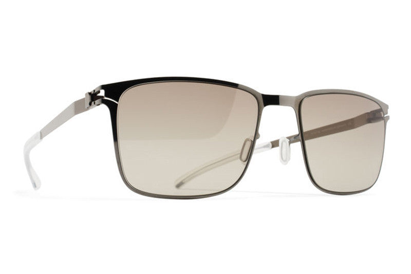 MYKITA Sunglasses - Yanir Shiny Graphite with Green Grad Black Photochromic Polarized Lenses