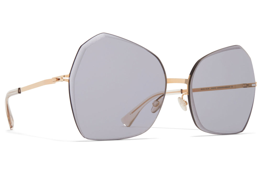 MYKITA - Studio 10.1 Sunglasses Champagne Gold/Black with Grey Facette Lenses