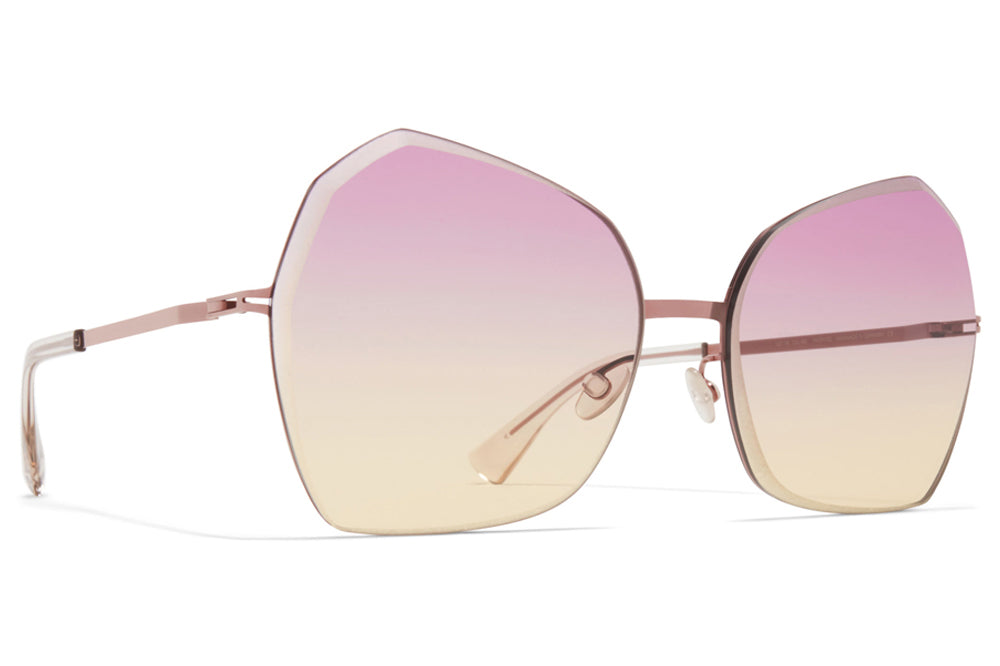 MYKITA - Studio 10.1 Sunglasses Purple Bronze with Pink/Yellow Facette Lenses