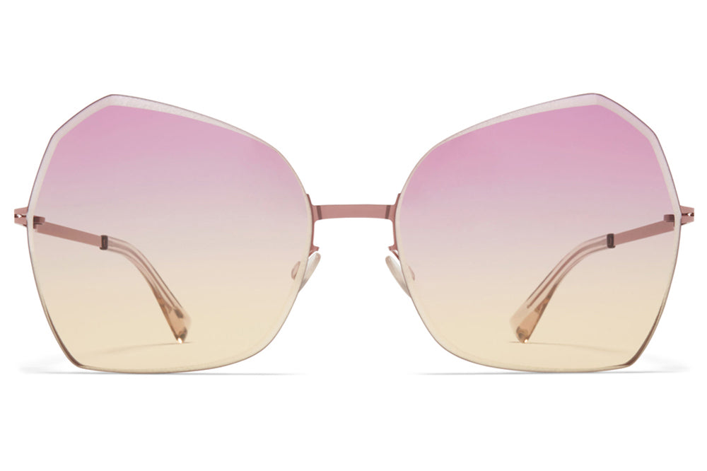 MYKITA - Studio 10.1 Sunglasses Purple Bronze with Pink/Yellow Facette Lenses