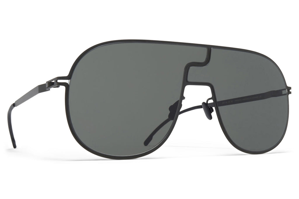MYKITA - Studio 12.1 Sunglasses Black with Dark Grey Solid Lenses