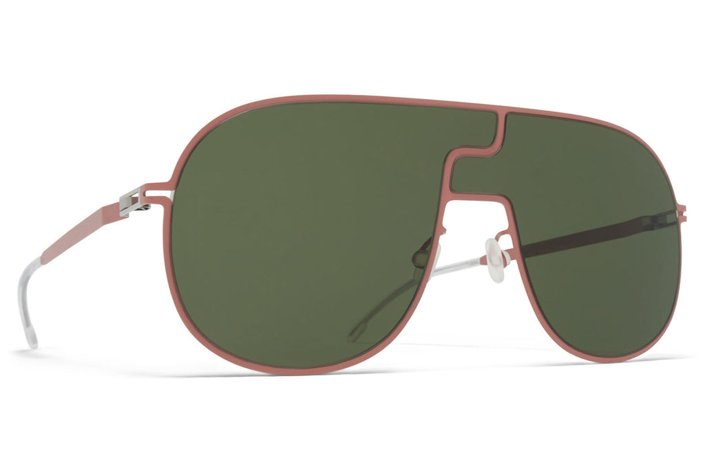 MYKITA - Studio 12.1 Sunglasses Pink Clay with Olive Green Lenses