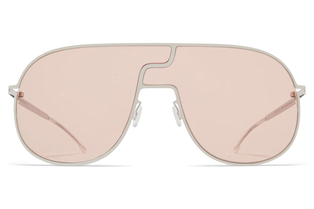 MYKITA - Studio 12.1 Sunglasses Shiny Silver with Nude Solid Lenses