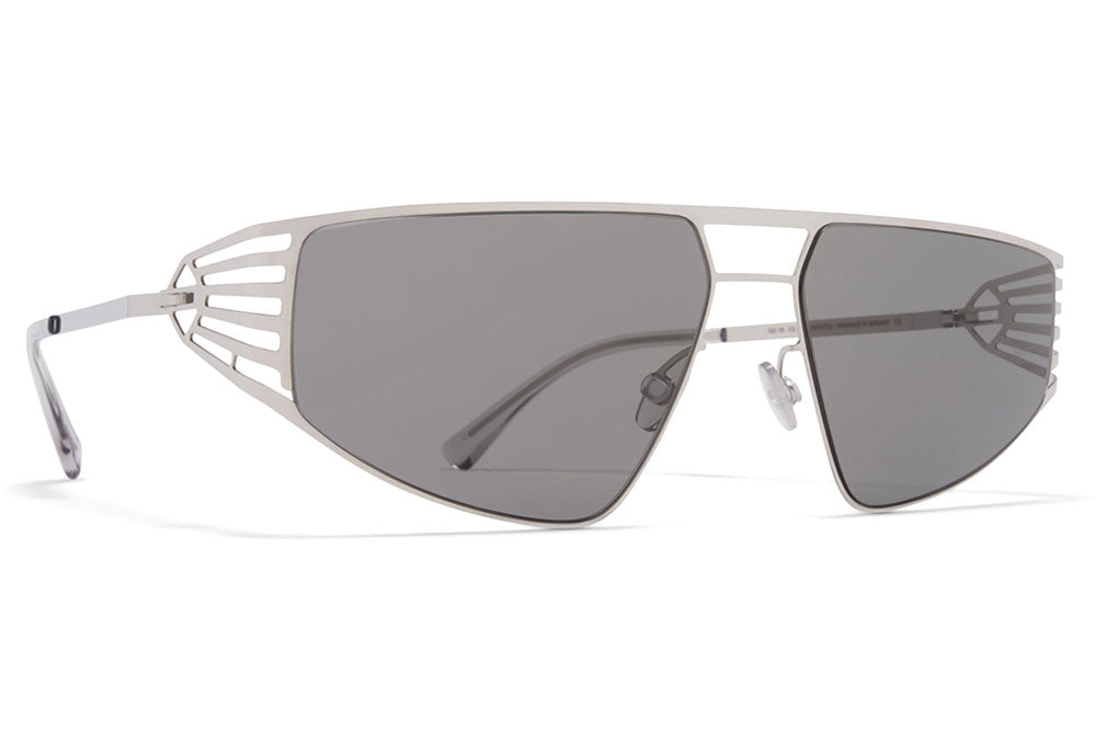 MYKITA STUDIO - Studio 8.1 Sunglasses Shiny Silver with Grey Solid Lenses