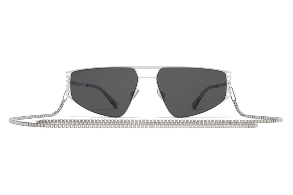 MYKITA - Studio 8.1 Sunglasses White with Dark Grey Solid Lenses