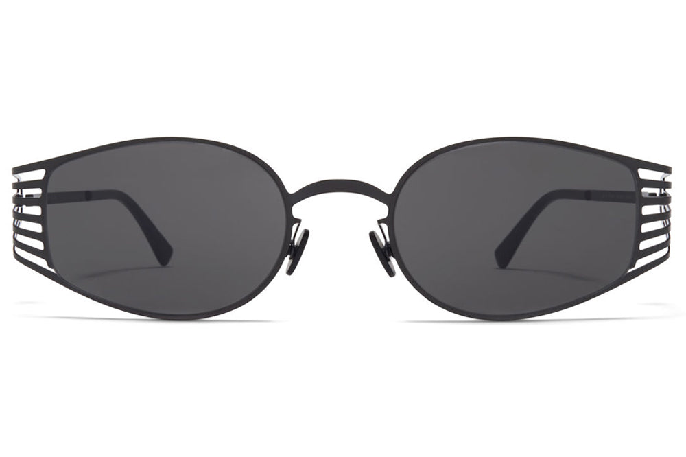 MYKITA STUDIO - Studio 8.2 Sunglasses Shiny Black with Dark Grey Solid Lenses