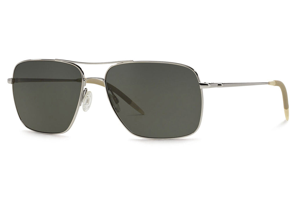 Oliver Peoples - Clifton (OV1150S) Sunglasses Silver with Midnight Polar VFX Lenses