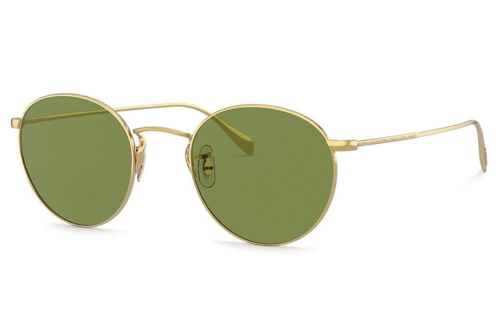 Oliver Peoples - Coleridge (OV1186S) Sunglasses Gold with Green C Lenses