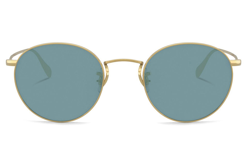 Oliver Peoples - Coleridge (OV1186S) Sunglasses Gold with Cobalto Lenses