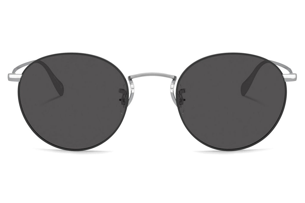 Oliver Peoples - Coleridge (OV1186S) Sunglasses Silver-Black with Carbon Grey Lenses