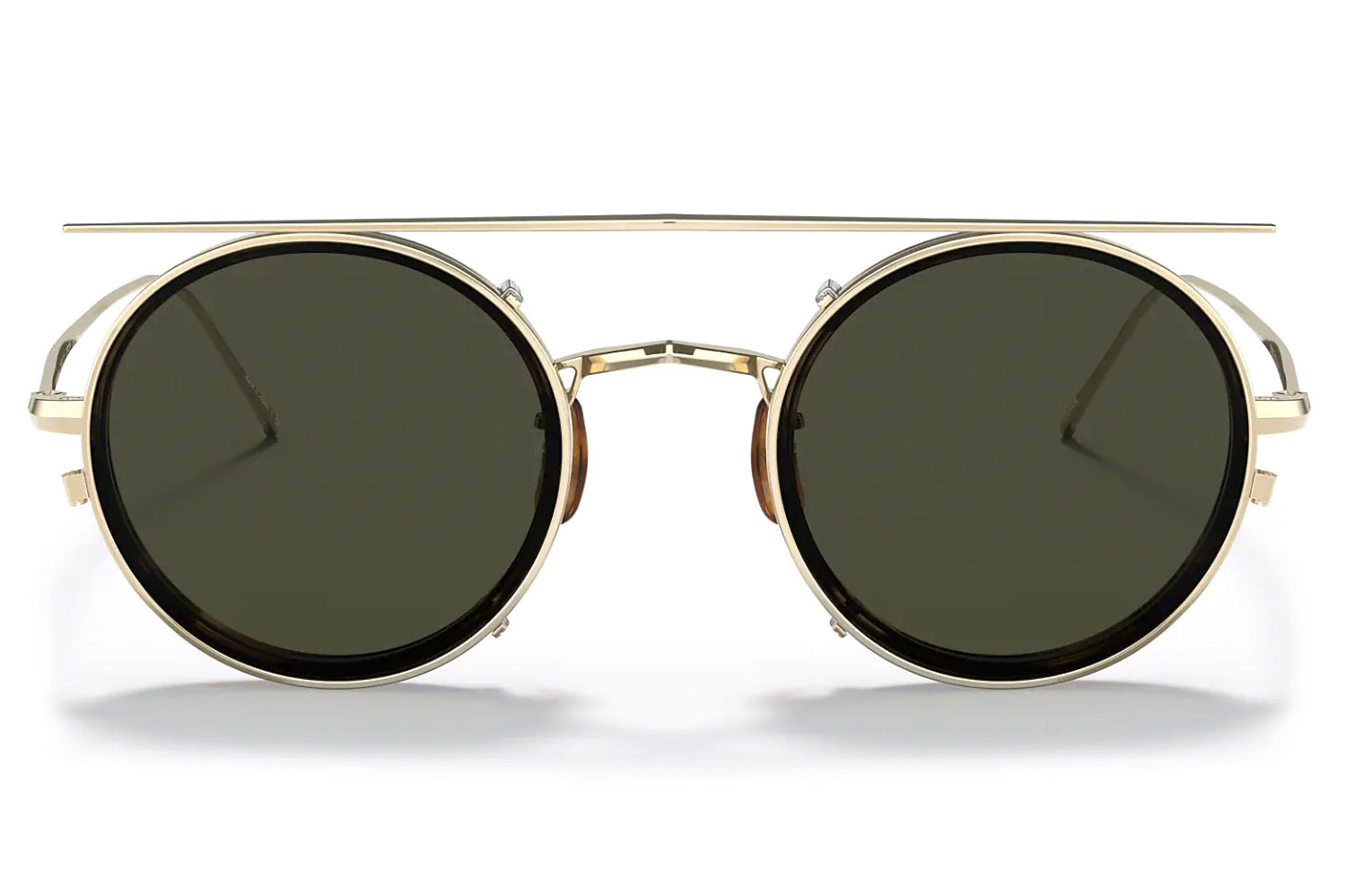 OLIVER PEOPLES OV5485M Jep 166173 Black With Clip On Unisex Eyeglasses  49-21-145