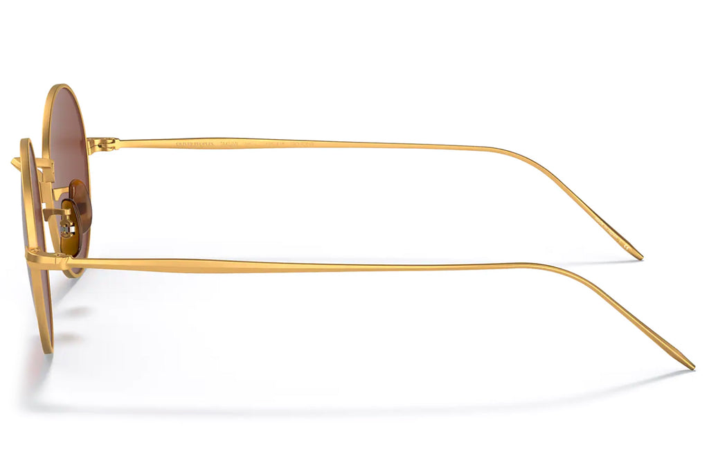 Oliver Peoples | G. Ponti-3 (OV1293ST) Sunglasses Brushed Brass with Burgundy Lenses
