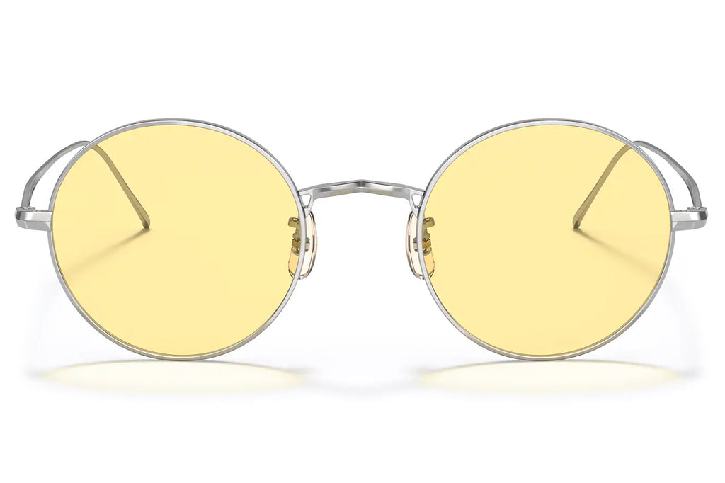 Oliver Peoples | G. Ponti-3 (OV1293ST) Sunglasses Silver with Yellow Wash Lenses