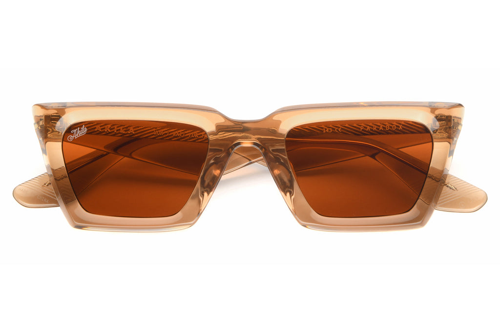 AKILA® Eyewear - Paradox Sunglasses Brown w/ Amber Lenses
