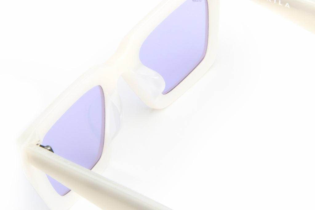 AKILA® Eyewear - Paradox Sunglasses Ivory w/ Violet Lenses