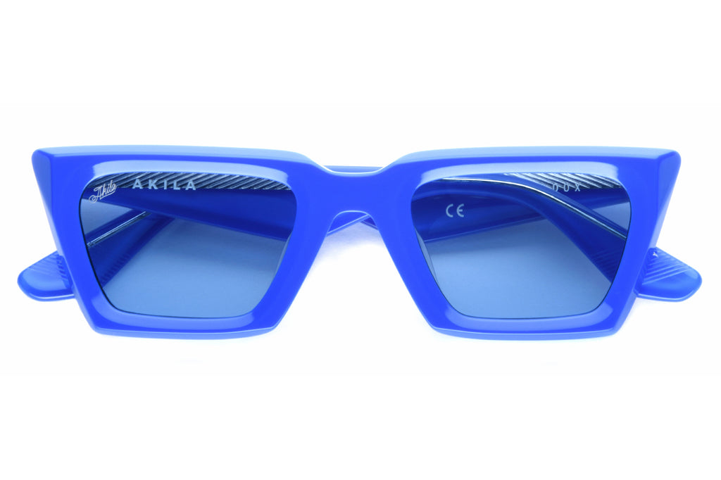 AKILA® Eyewear - Paradox Sunglasses Klein Blue w/ Blue Lenses