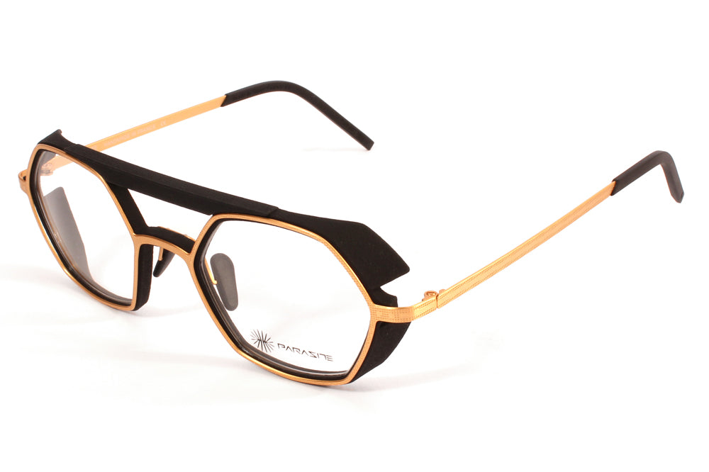 Parasite Eyewear - Exos 4 Eyeglasses Black-Gold (C25)