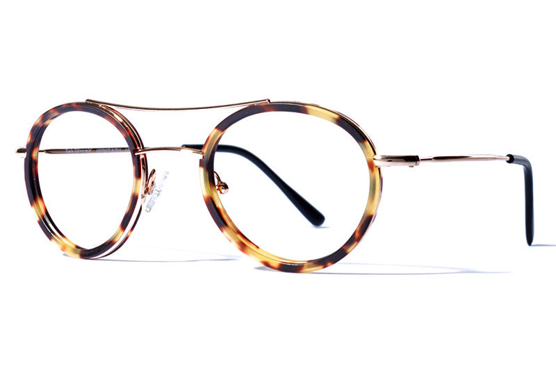 Bob Sdrunk Eyeglasses - Pitagora Matte Gold/Tortoise