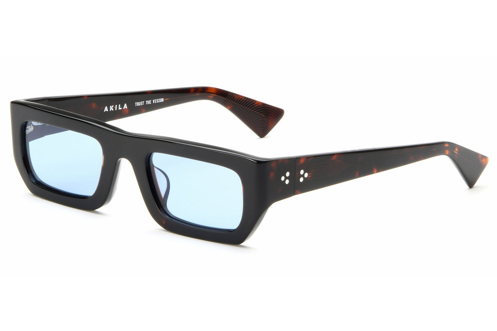 AKILA® Eyewear - Polaris Sunglasses Dark Tortoise w/ Blue Lenses