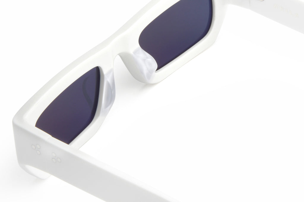 AKILA® Eyewear - Polaris Sunglasses White w/ Black Lenses