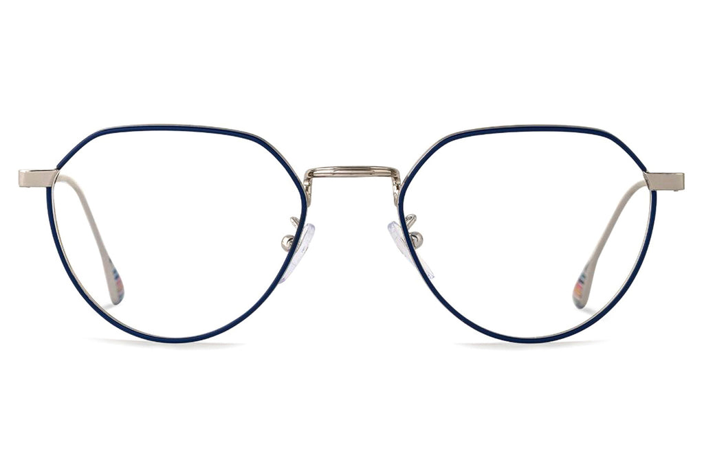 Paul Smith - Fisher Eyeglasses Shiny Silver/Blue