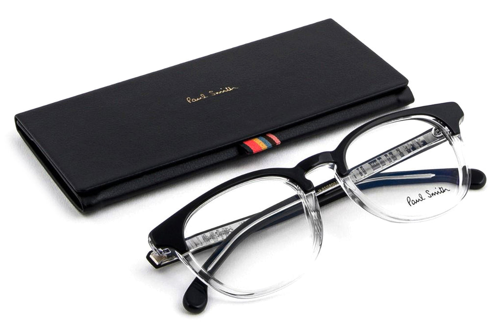 Paul Smith - Abbott (V2) Eyeglasses Black Ink on Crystal