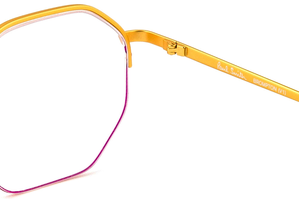 Paul Smith - Brompton Eyeglasses Matte Gold/Red